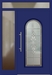 Kunststoff Haustür 3062-11 ultramarinblau Seitenteil links Oberlicht