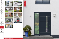PaX Haustür-Konfigurator Vorschau Einbau in Fassade