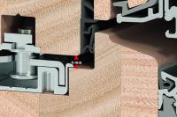 PaXoptima78 Holz-Aluminium-Fenster mit P4A Verglasung Falzluft