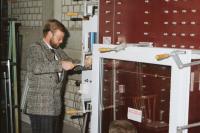 Prüfstand für Fenster bei PaX 1987