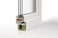 Querschnitt PaXplus 4 mit grün gekennzeichnetem Recyclatanteil