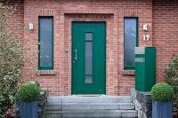 Grüne PaXentree Aluminium Haustür von Bohnen Bauelemente in Niederkrüchten