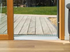 Barrierearme Schwelle Hebe-Schiebe-Tür