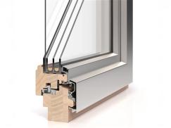 PaXoptima 78 Fensterprofilschnitt flächenversetzt mit PaXsecura