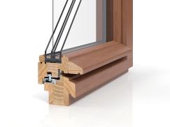 Profilquerschnitt PaXcontur 78 Denkmal Altbau Holzfenster mit Einbruchschutz