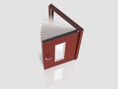 Drehtürantrieb einer PaXentrée Aluminium-Haustür von PaX