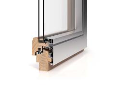 Produktbild,  Fenster,  Holz-Aluminium-Fenster,  Holz-Fenster,  Profilschnitt,  Querschnitt,  Vorlage
