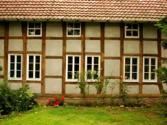 Fachwerkhaus mit PaXretro58 Fenstern aus Kiefer in Vlotho