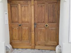 Haus- und Brettertür für Fachwerkhaus in Ulm 