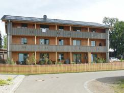 PaXretro68 aus Eukalyptus für Neubau in Holzbauweise in Iffeldorf