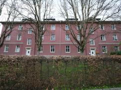 Ehemalige Kaserne in Frankfurt Höchst mit PaXretro68 aus Kiefer 