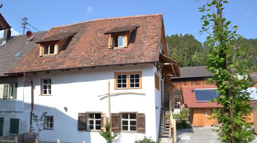 Gaubenfenster in Fachwerkhaus