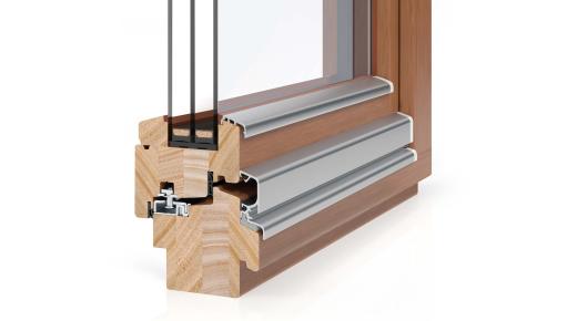 Holz-Fenster-Profil PaXpremium92 mit 3-fach Verglasung