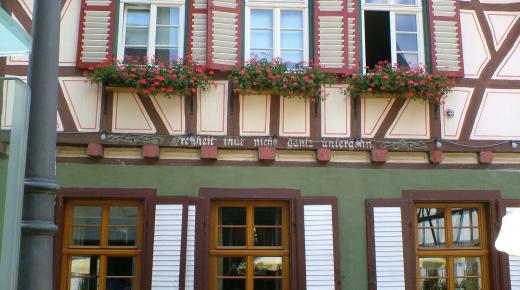 Neue PaXretro58 aus Kiefer für Fachwerkgebäude in Bacharach