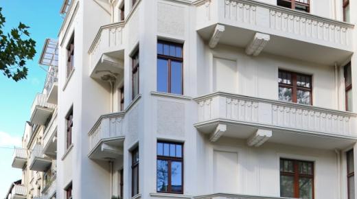 Denkmalgerechte PaXcontur68 Fenster in Jahrhundertwendehaus in Wiesbaden