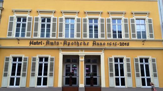 Alte Apotheke in Limburg mit PaXcontur68 aus Eukalyptus