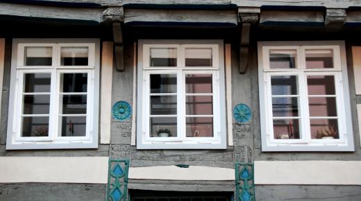 Fachwerkgebäude von 1630 mit PaXretro58 in Bad Salzuflen Nahaufnahme