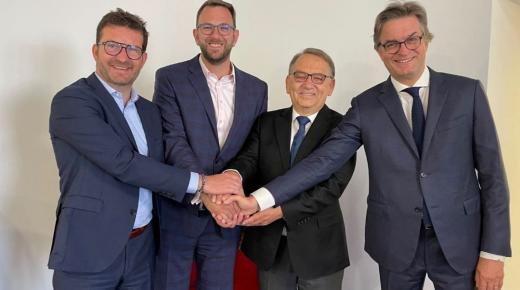 Jean-Pierre Liebot, Carl Struth, Reinhard Walter & Bruno Leger