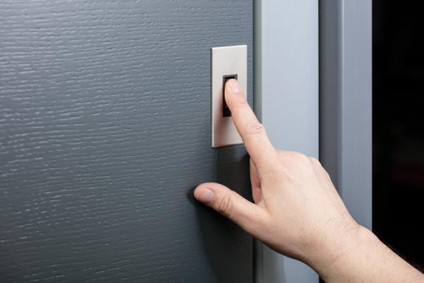 Haustür Öffnung per Fingerscan