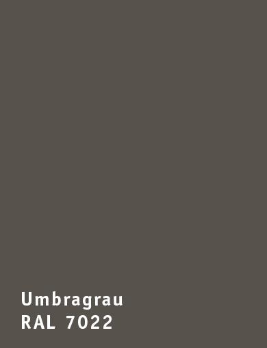 Kunststofffenster Oberfläche Acrylcolor Umbragrau RAL 7022