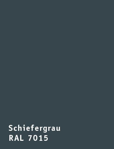 Kunststofffenster Oberfläche Acrylcolor Schiefergrau RAL 7015