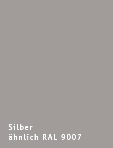 Kunststofffenster Oberfläche Acrylcolor Silber ähnlich RAL 9007