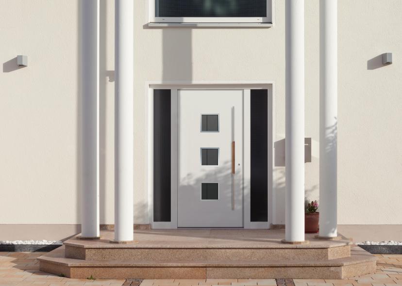 Weiße Aluminium-Haustür von PaX