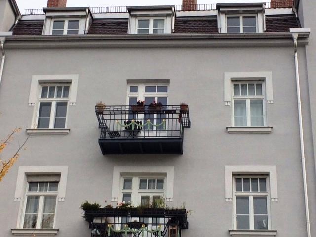 Barockisierendes Jugendstilgebäude  mit PaXretro58 aus Eukalyptus in München