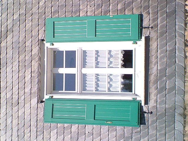 Ehemalige Propstei mit PaXretro58 aus Meranti in Hattingen Nahaufnahme