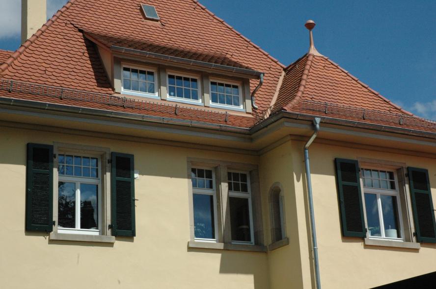 PaXretro58 aus Eukalyptus in ehemaligem Forsthaus in Rottenburg installiert Obergeschoss