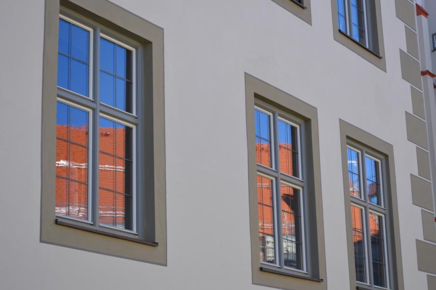 Fugger-Schlösser in Weissenhorn mit PaXretro58 aus Eiche Nahaufnahme