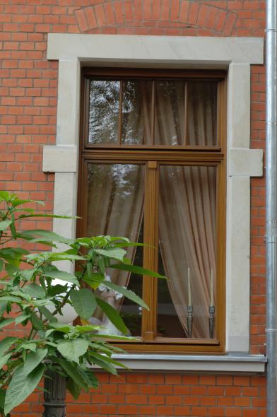 Paxcontur68 Fenster für Jahrhundertwendehaus in Aschaffenburg Nahaufnahme