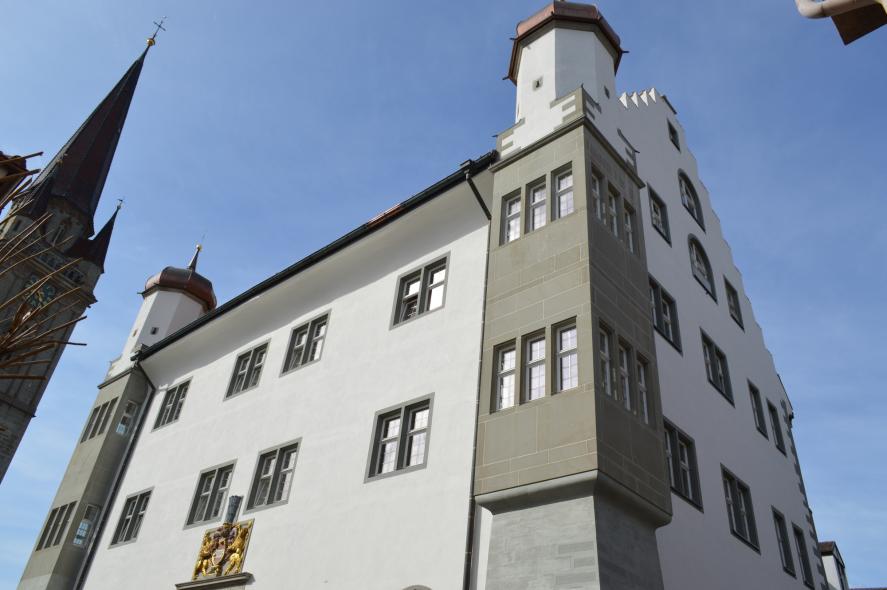 PaXretro58 aus Kiefer für "österreichisches Schlösschen" in Radolfzell Eckansicht