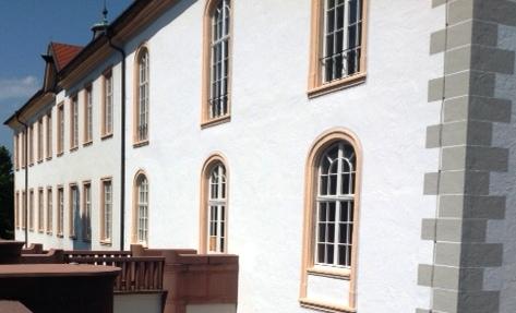 PaX-Verbundfenster aus Eiche mit Einbruchhemmung für Schloss Ettlingen