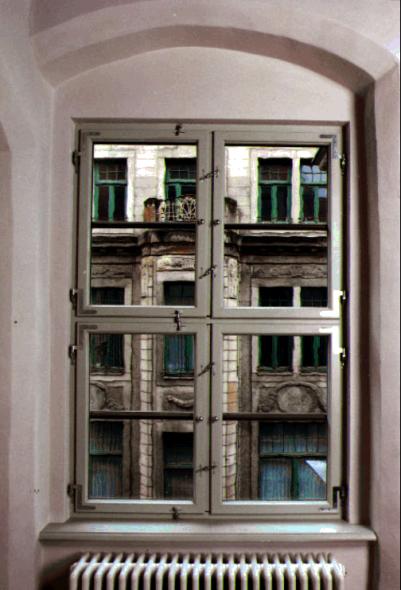 Verbundfenster für Wohn- und Geschäftshaus von 1550 in Leipzig Innenansicht