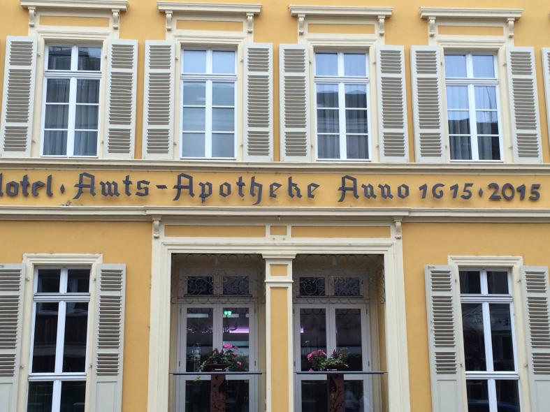 Alte Apotheke in Limburg mit PaXcontur68 aus Eukalyptus