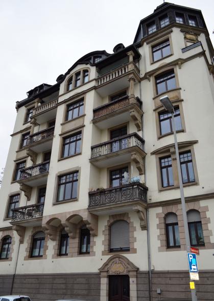 Denkmalzone in Mainz mit PaXcontur68 aus Meranti