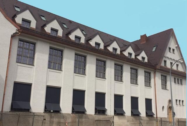 PaXretro68 aus Eukalyptus für ehemalige Papierfabrik in Rosenheim