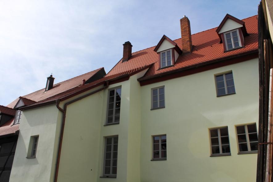 Ensemblegebäude Anfang 18. Jhd mit PaXretro68 aus Fichte in Schwabach