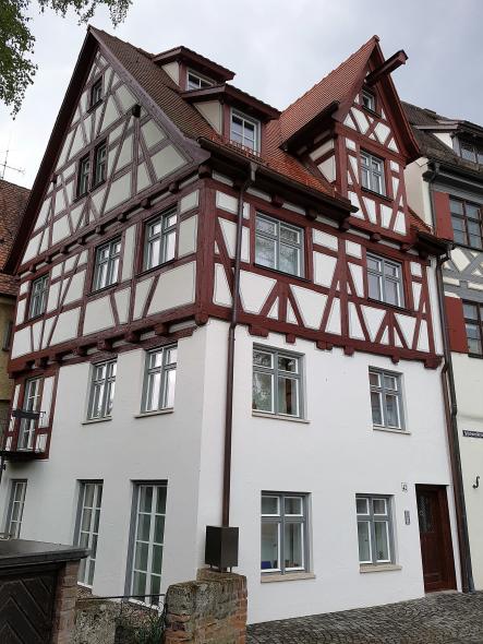 Fachwerkgebäude mit PaXpur58 aus Kiefer in Ulm