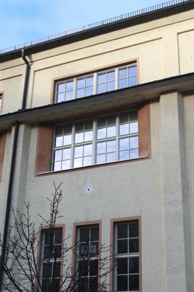 Historische Turnhalle mit PaXretro68 aus Eukalyptus in München