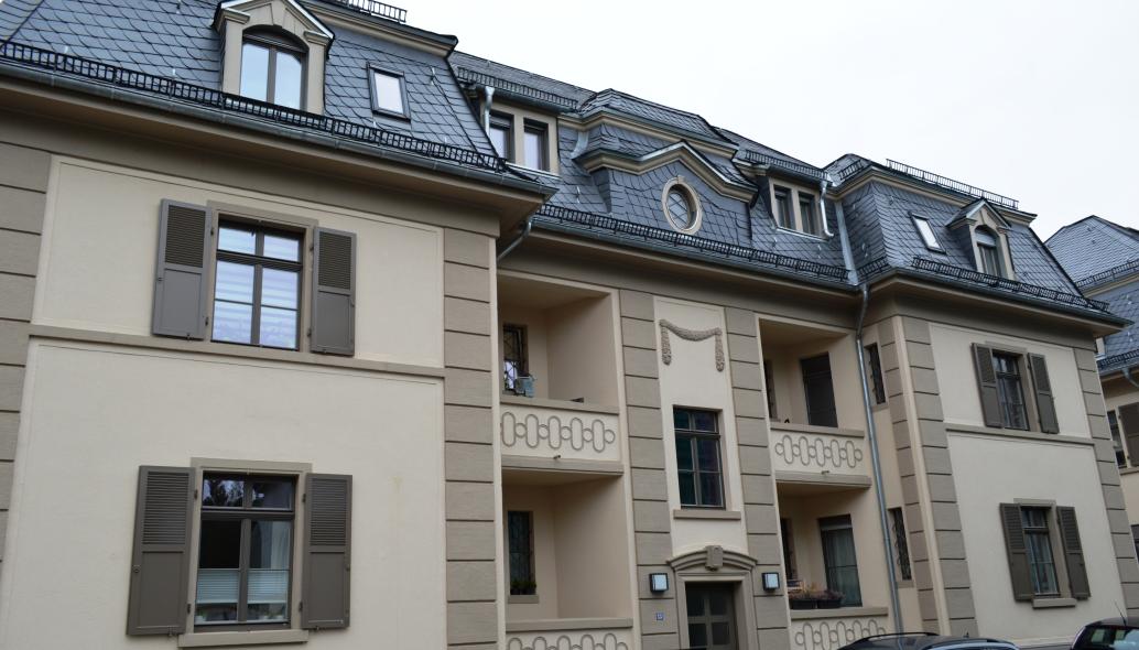 Jahrhundertwendehäuser mit PaXretro68 Fenstern aus Kiefer in Wiesbaden