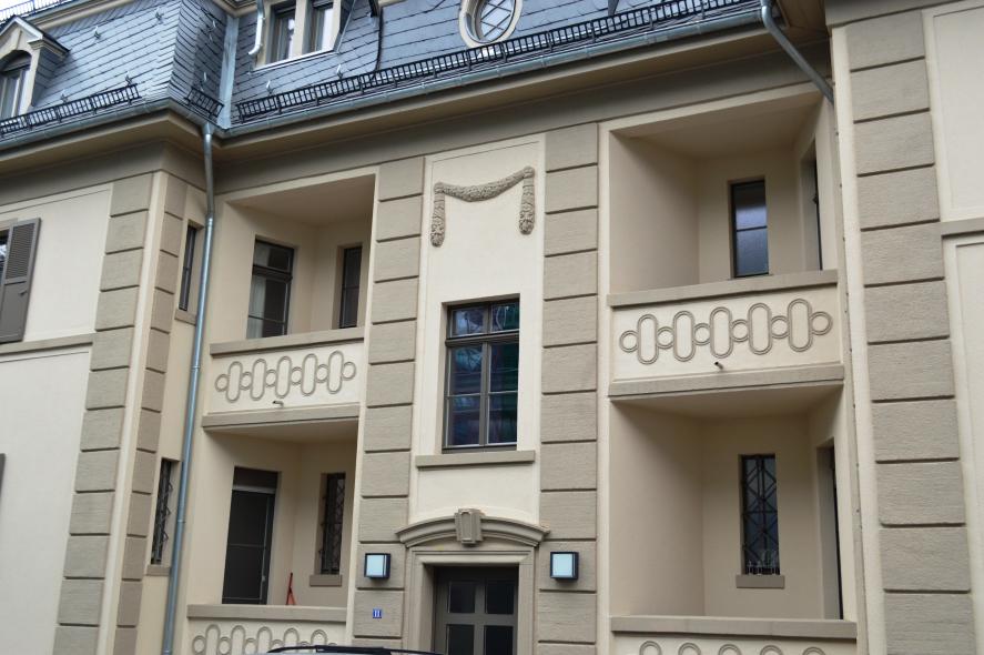 Jahrhundertwendehäuser mit PaXretro68 Fenstern aus Kiefer in Wiesbaden