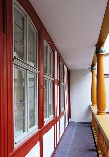 Rekonstruktion Kastenfenster und Haustüren für den Rebstockhof in Frankfurt am Main