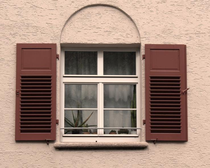 Siedlungshäuser in der Rotenbergsiedlung, Stuttgart mit PaXretro58 aus Kiefer Nahaufnahme