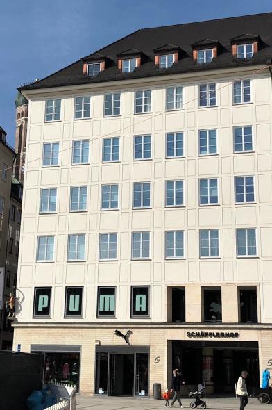 PaXretro78 aus Eukalyptus für Stadthaus in München