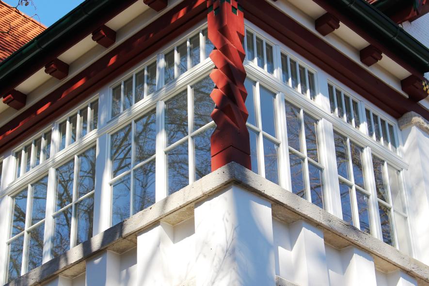 PaXretro58 aus Kiefer für Villa aus 1904 in Trossingen Eckfenster