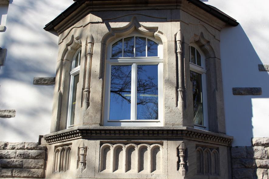 PaXretro58 aus Kiefer für Villa aus 1904 in Trossingen Nahaufnahme