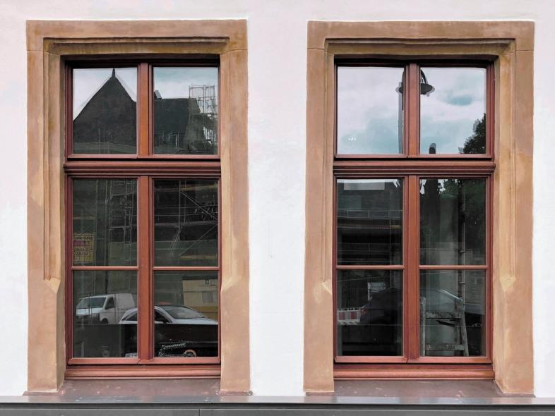 PaXretro58 aus Eiche für ehemaliges Schulgebäude in Solingen Nahaufnahme