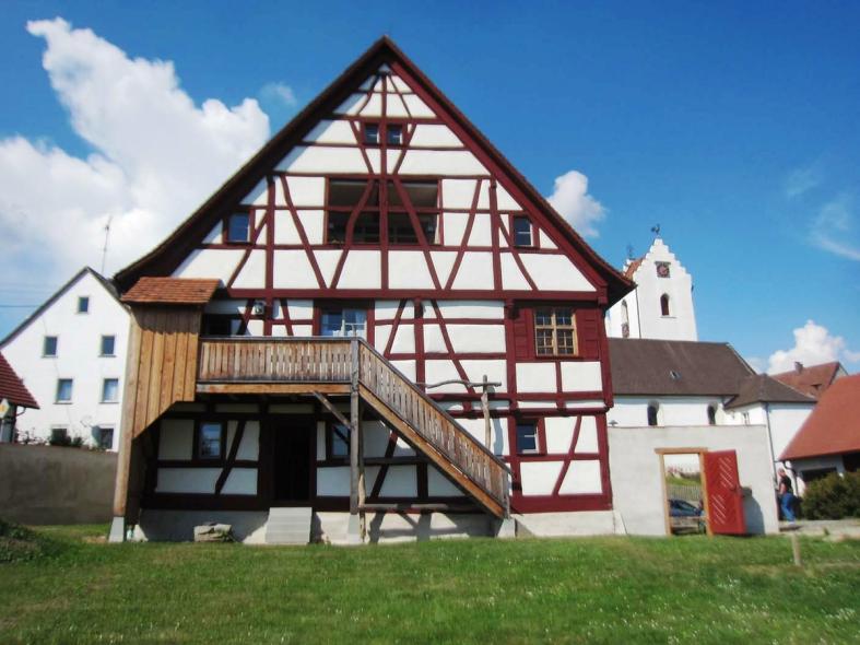 PaXretro58 aus Kiefer für ehemaliges Pfarrhaus aus 1543 in Gallmannsweil